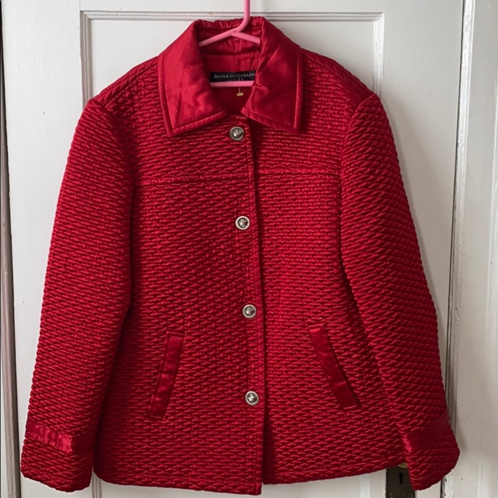 Dana Buchman 100% silk jacket